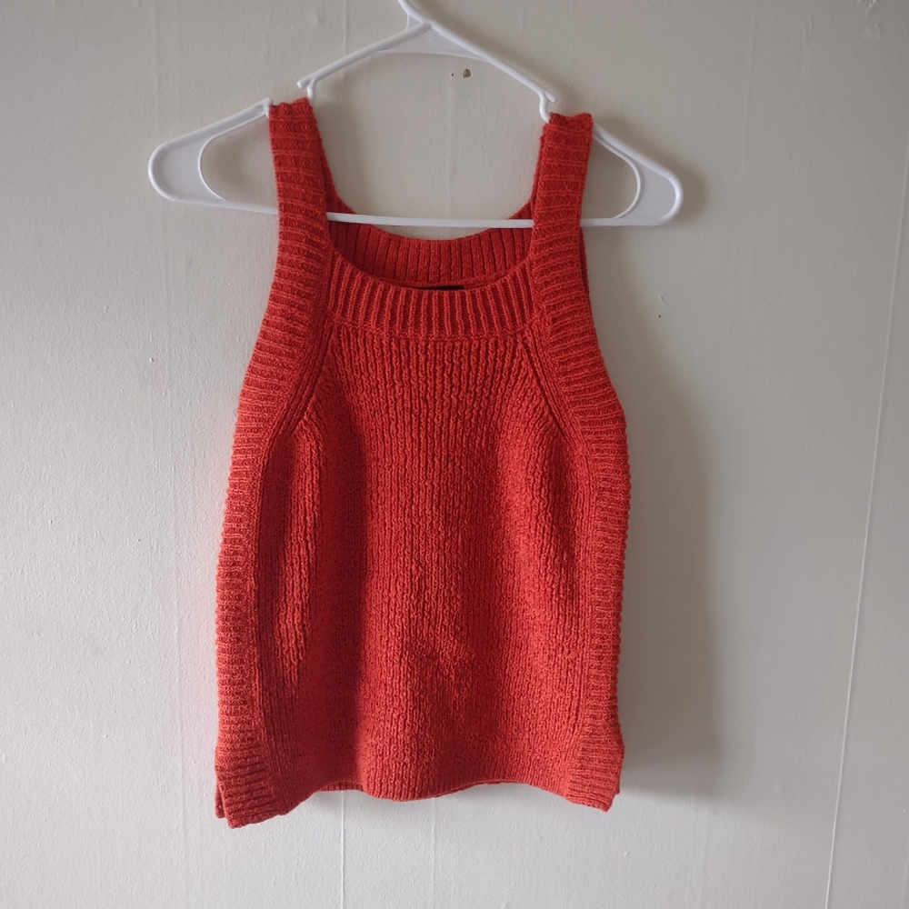 J Crew Point Sur High Neck Sweater Knit Tank size XS
